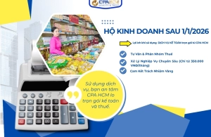 GIẢI PHÁP KẾ TOÁN TRỌN GÓI TỪ CPA HCM GIÚP HỘ KINH DOANH AN TÂM TRƯỚC NGHỊ QUYẾT MỚI